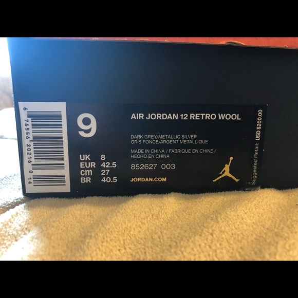 Air Jordan 12 Retro Wool - Picture 5 of 5